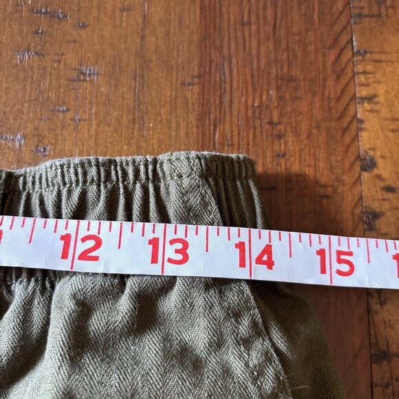 Madewell Women’s Dark Green Cotton Shorts Size Small Excellent - Picture 6 of 6